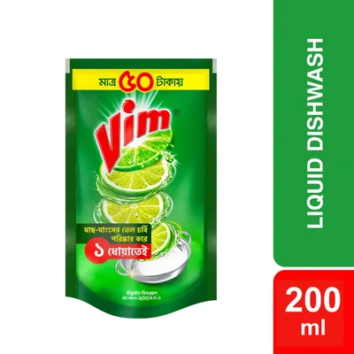 Vim Dishwashing Liquid 200ml